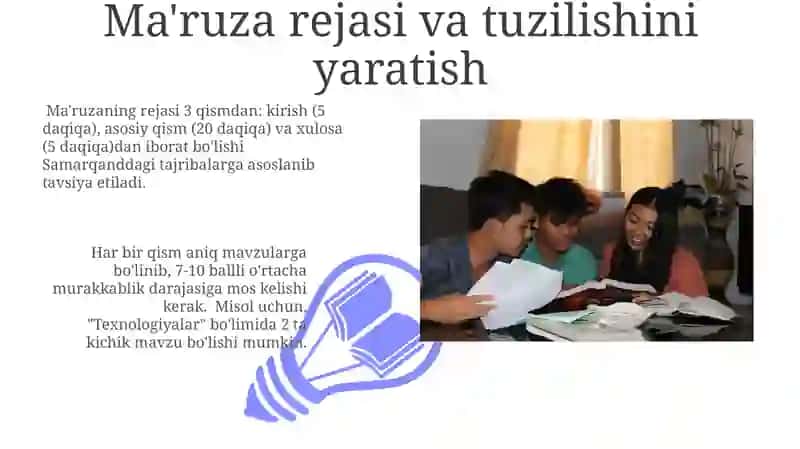 Og'zaki nutqda samarali taqdimot tayyorlash 3