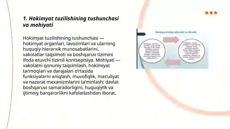 Hokimyat tuzilishi, hokimyatning subyekti va obyekti 3
