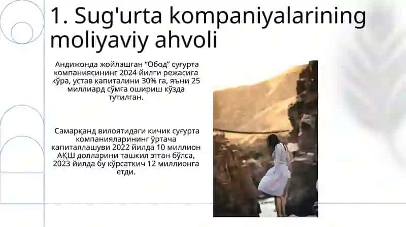 Sug'urta kompaniyalari ustav kapitallarini shakllantirish manbalari 3