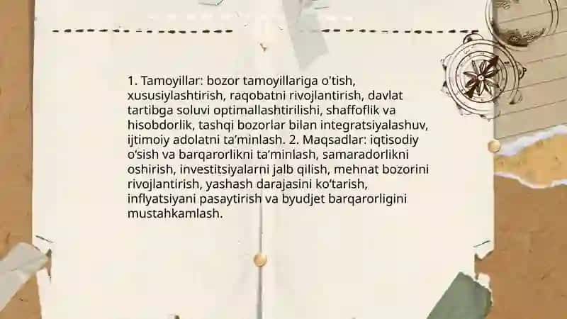 Iqtisodiy islohotlar davr talabi 3