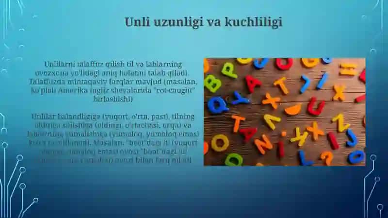 Undosh tovushlar, ularning tasnifi va talafuzi 3