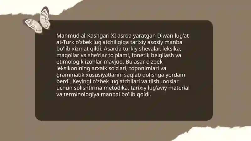 O'zbek lug'atchiligi tarixi 3