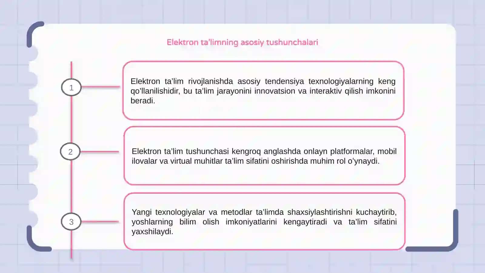 Elektron ta’lim rivojining yetakchi tendensiyalari 3