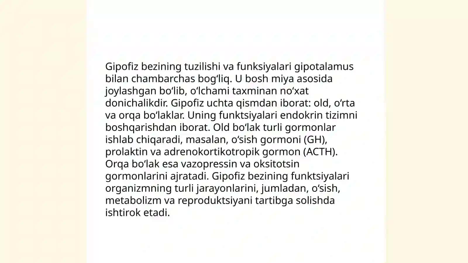 Ichki sekretsiya bezlari 3