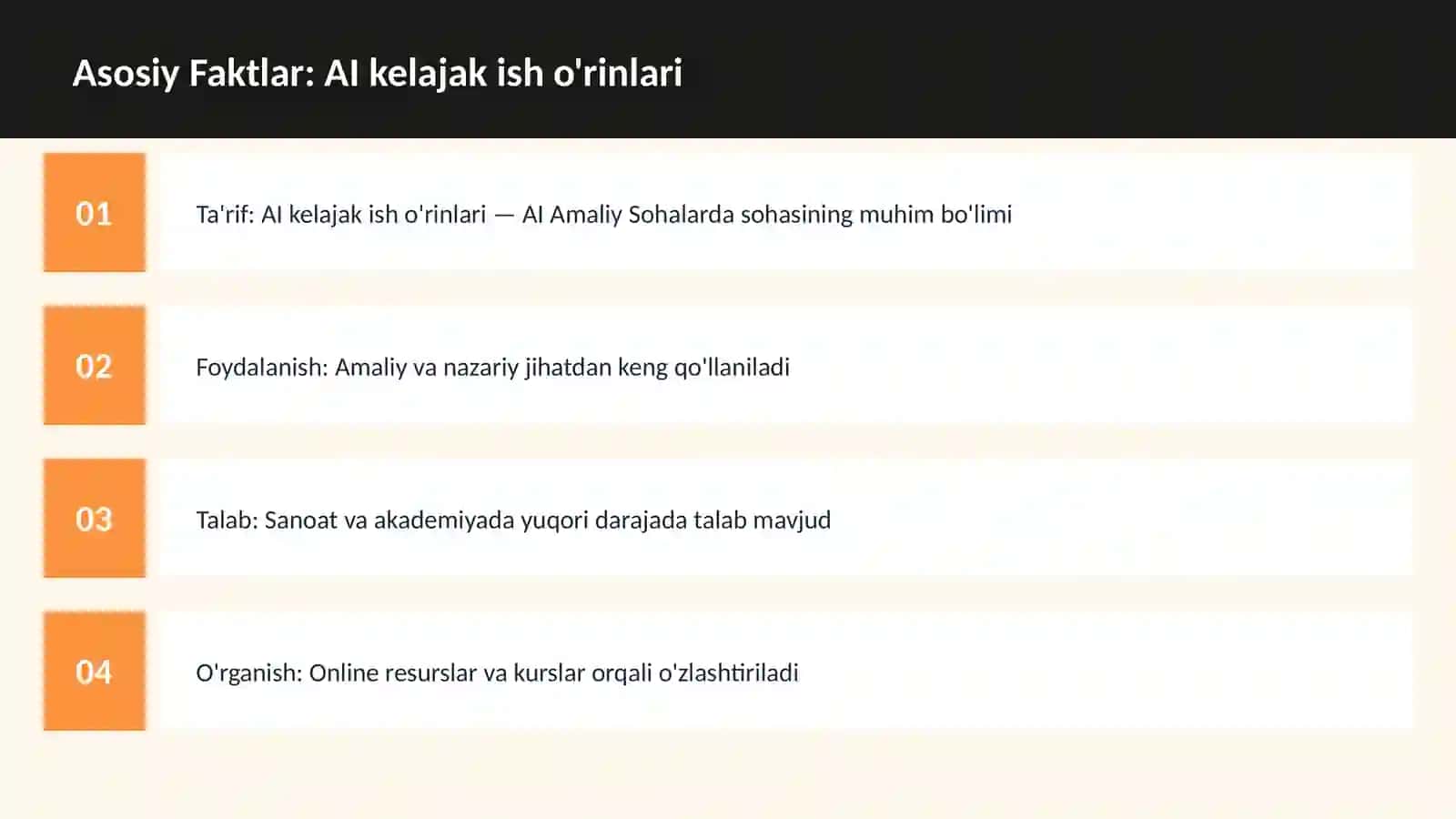 AI kelajak ish o'rinlari 3
