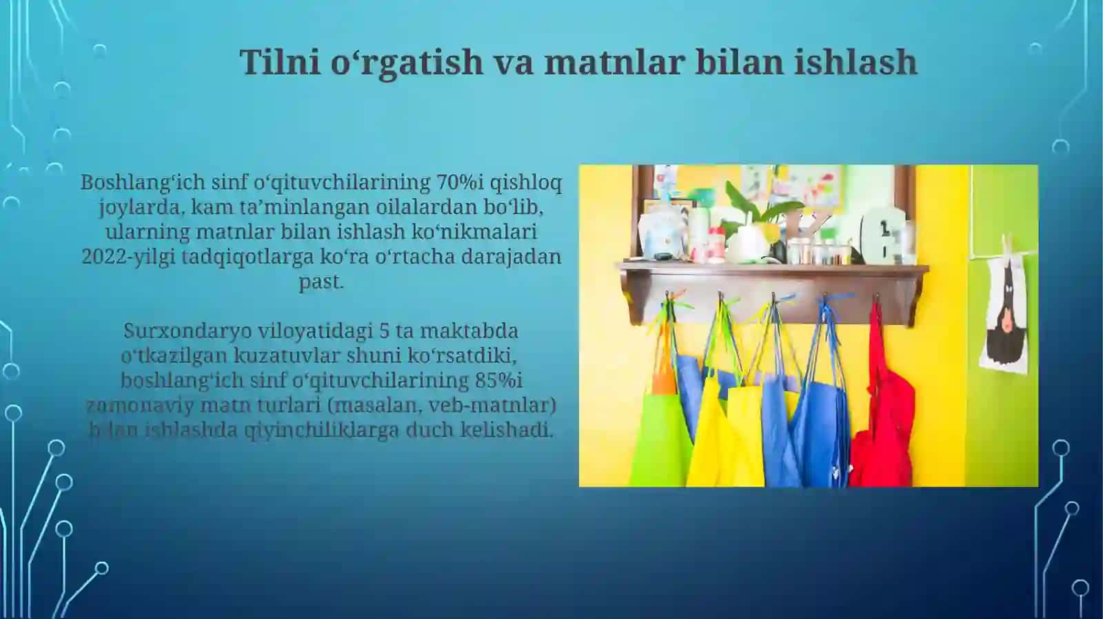 Matnlarning boshlangʻich maktab oʻqituvchilarining rivojlanishi 3