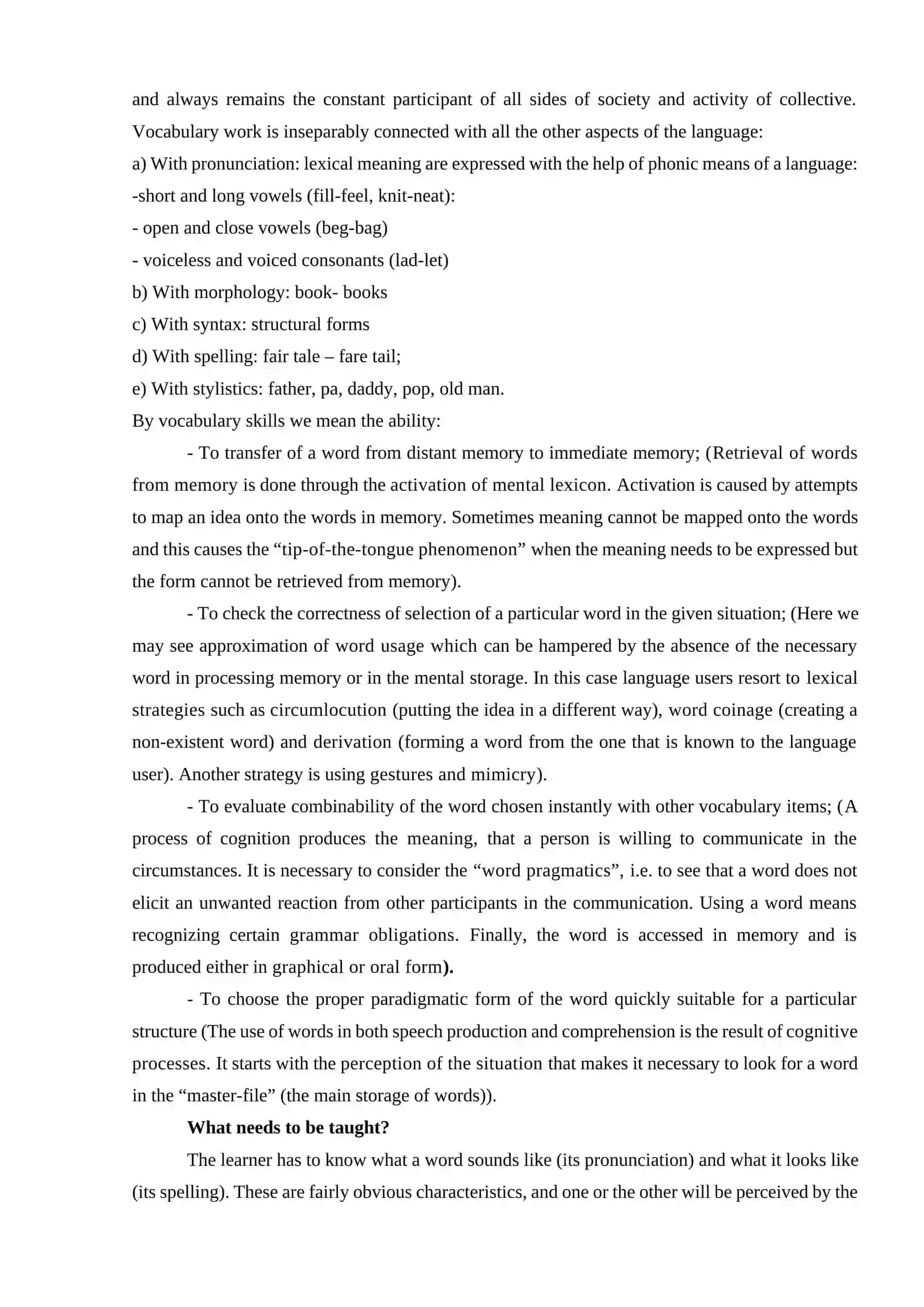 TECHNOLOGIES OF TEACHING VOCABULARY (GRADES 5-9) 3