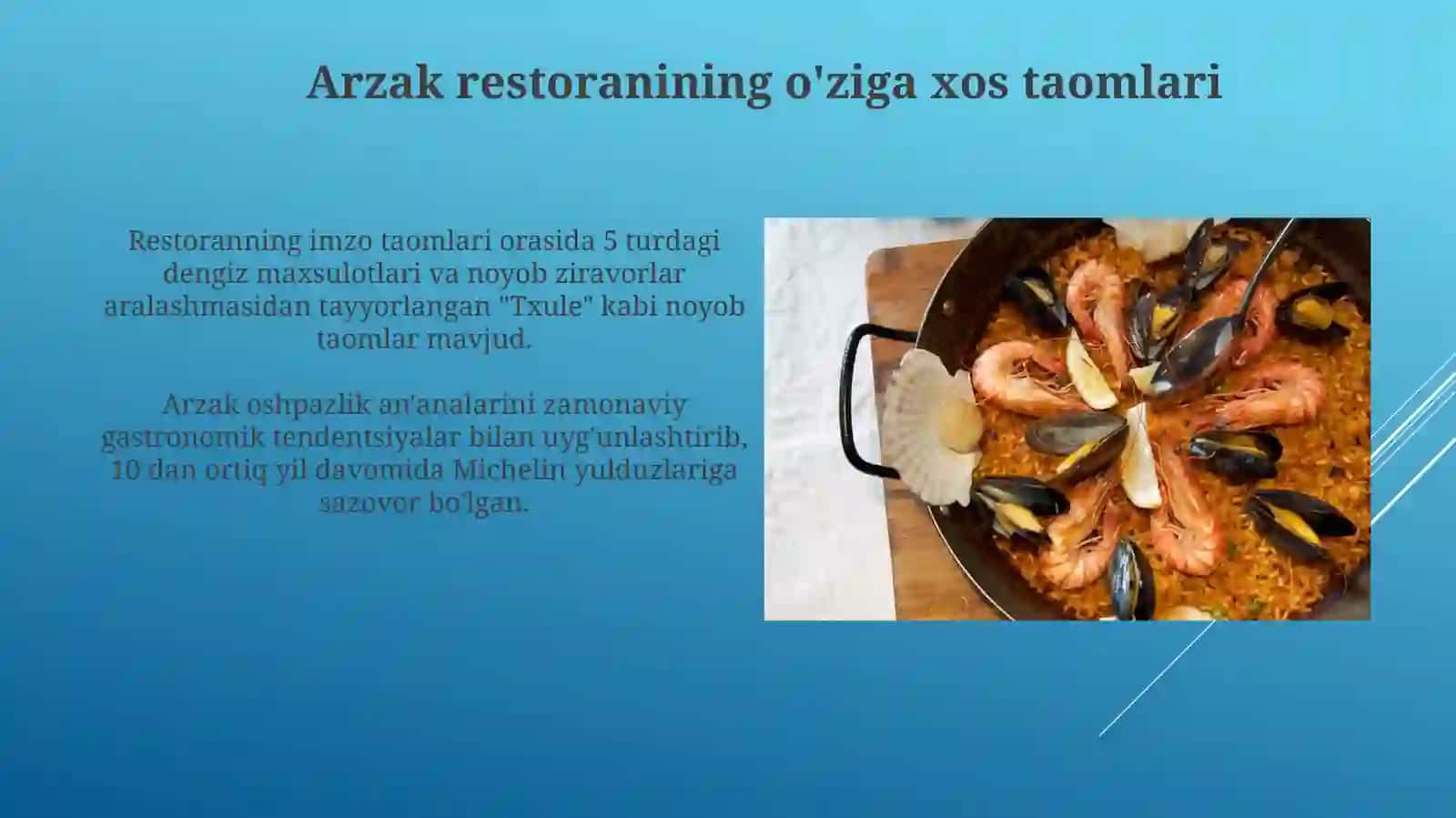 Arzak restoranining o'ziga xos taomlari 3