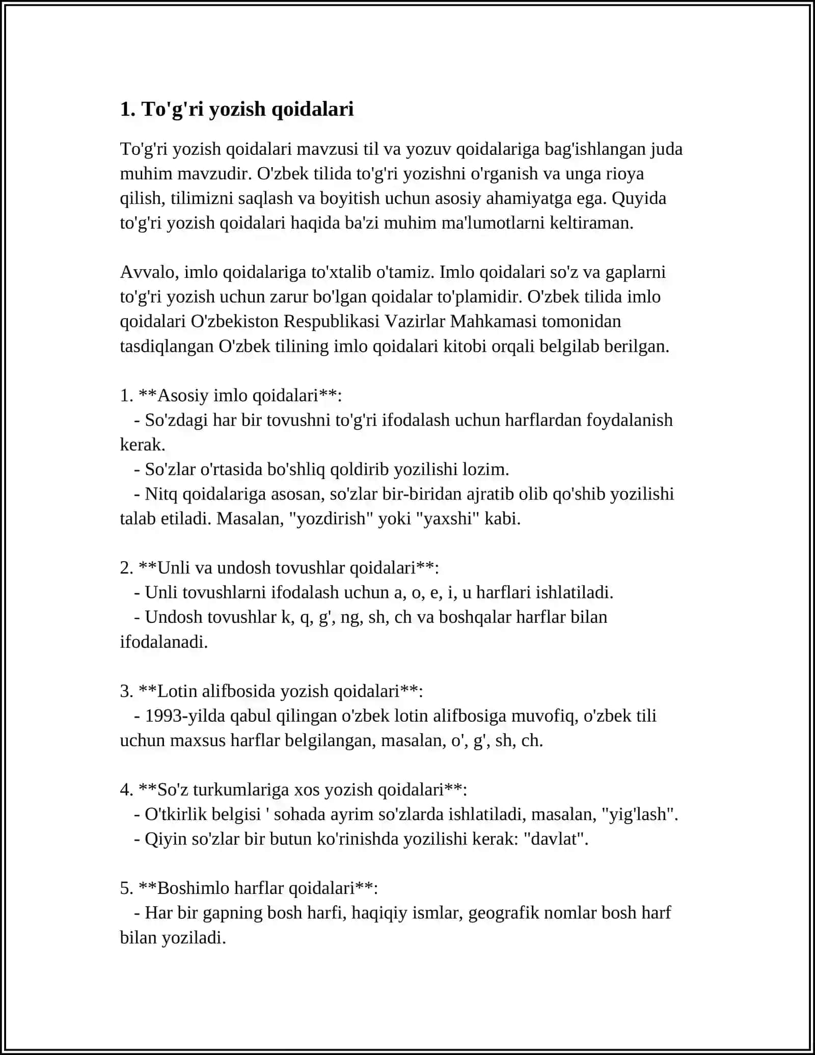 MUSTAQIL ISH Mavzu: ORFOGRAFIYA VA ORFEPIYA 3
