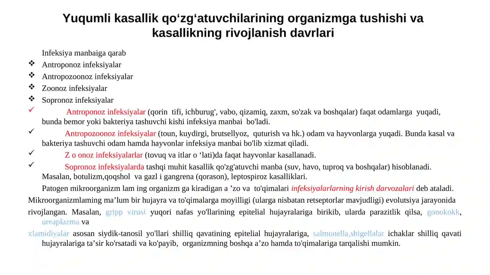 Zoonoz yuqumli kasallik qo‘zg‘atuvchi bateriyalar xarakteristikasi 3
