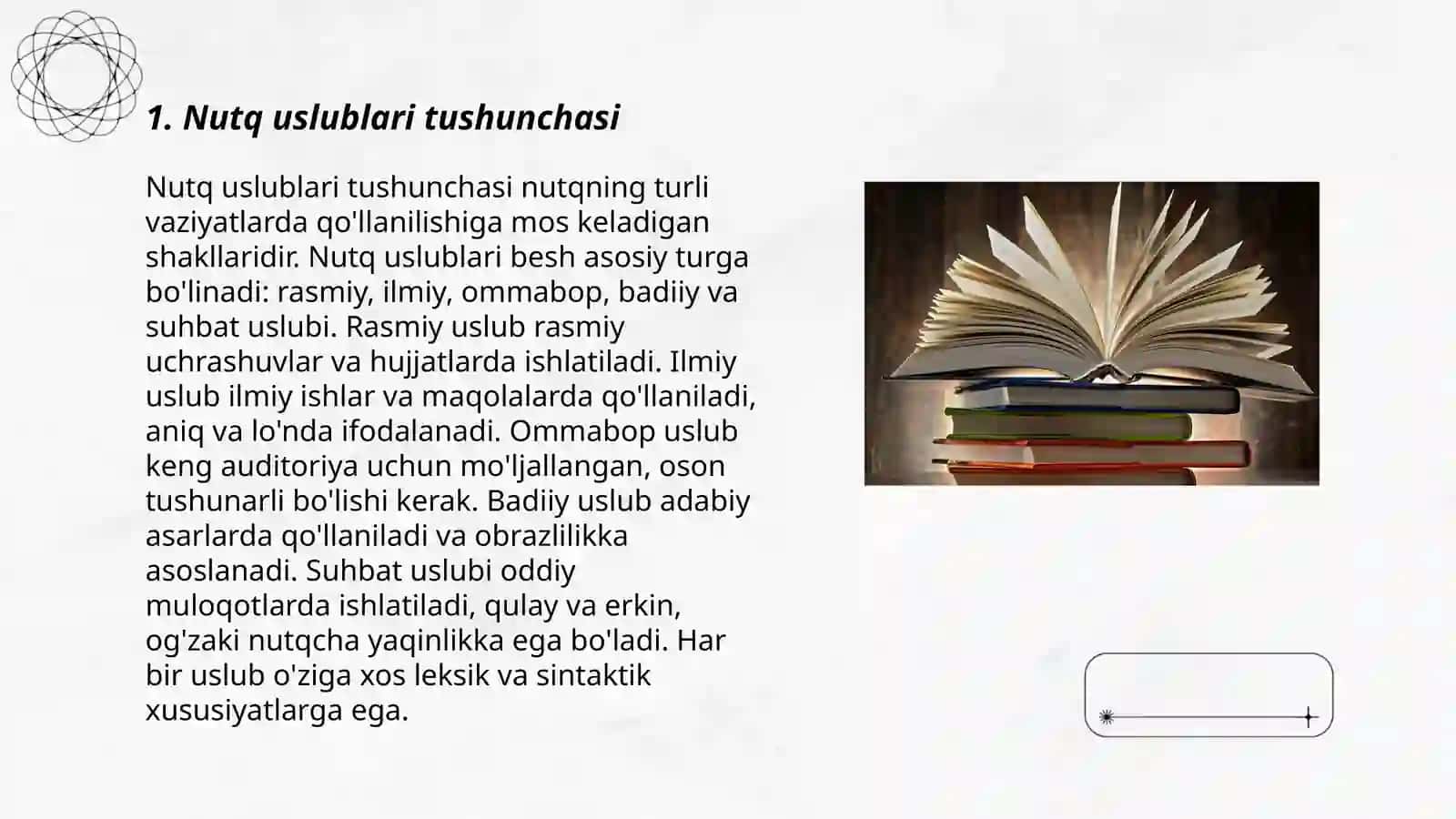 Nutqning uslubiy shakllari 3