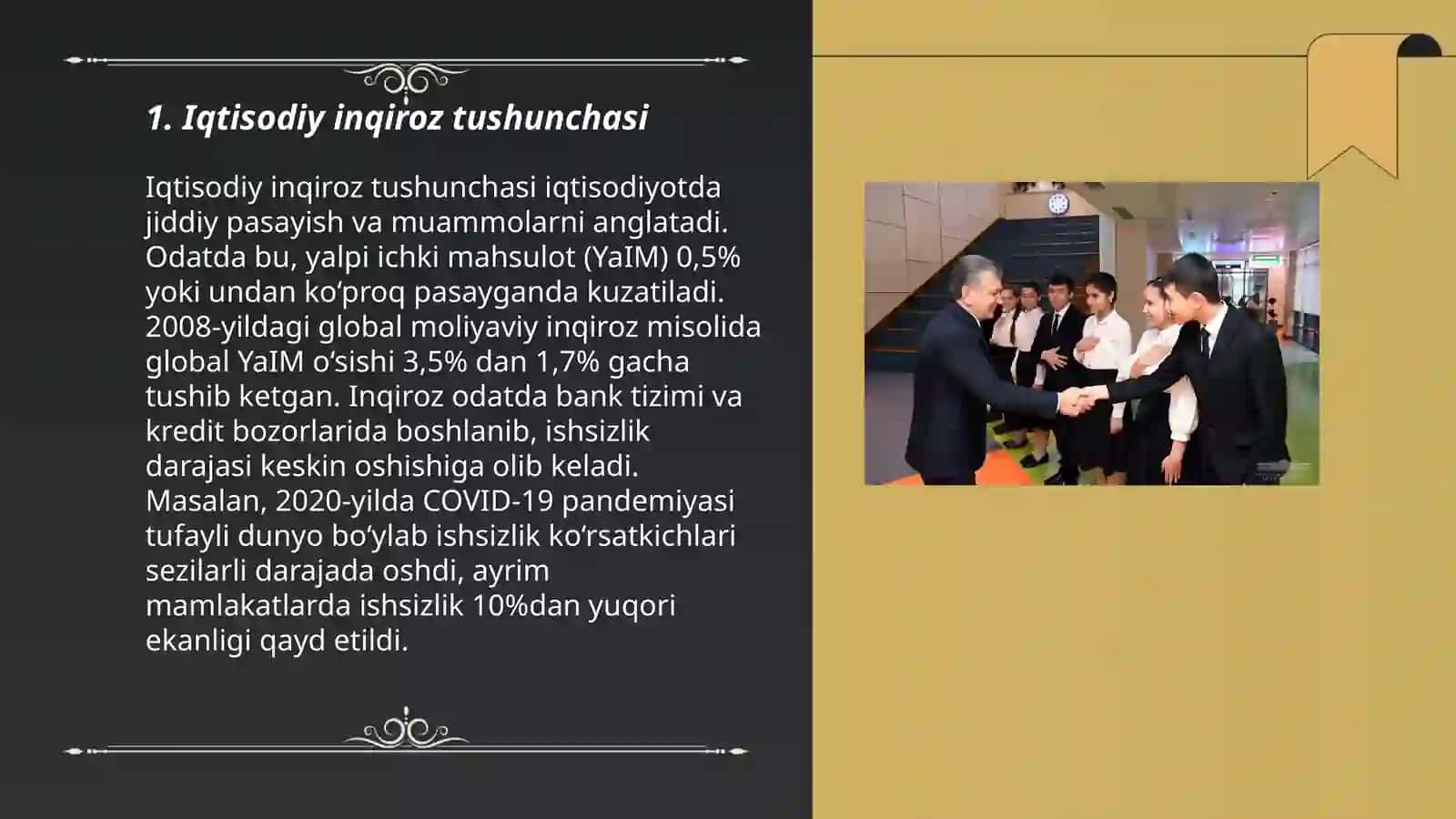 Iqtisodiy inqirozlarning mazmuni va vujudga kelish sabablari 3