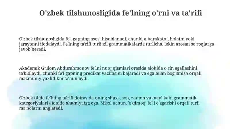 Kesim va uning oʻzbek tilshunosligidagi talqini 3