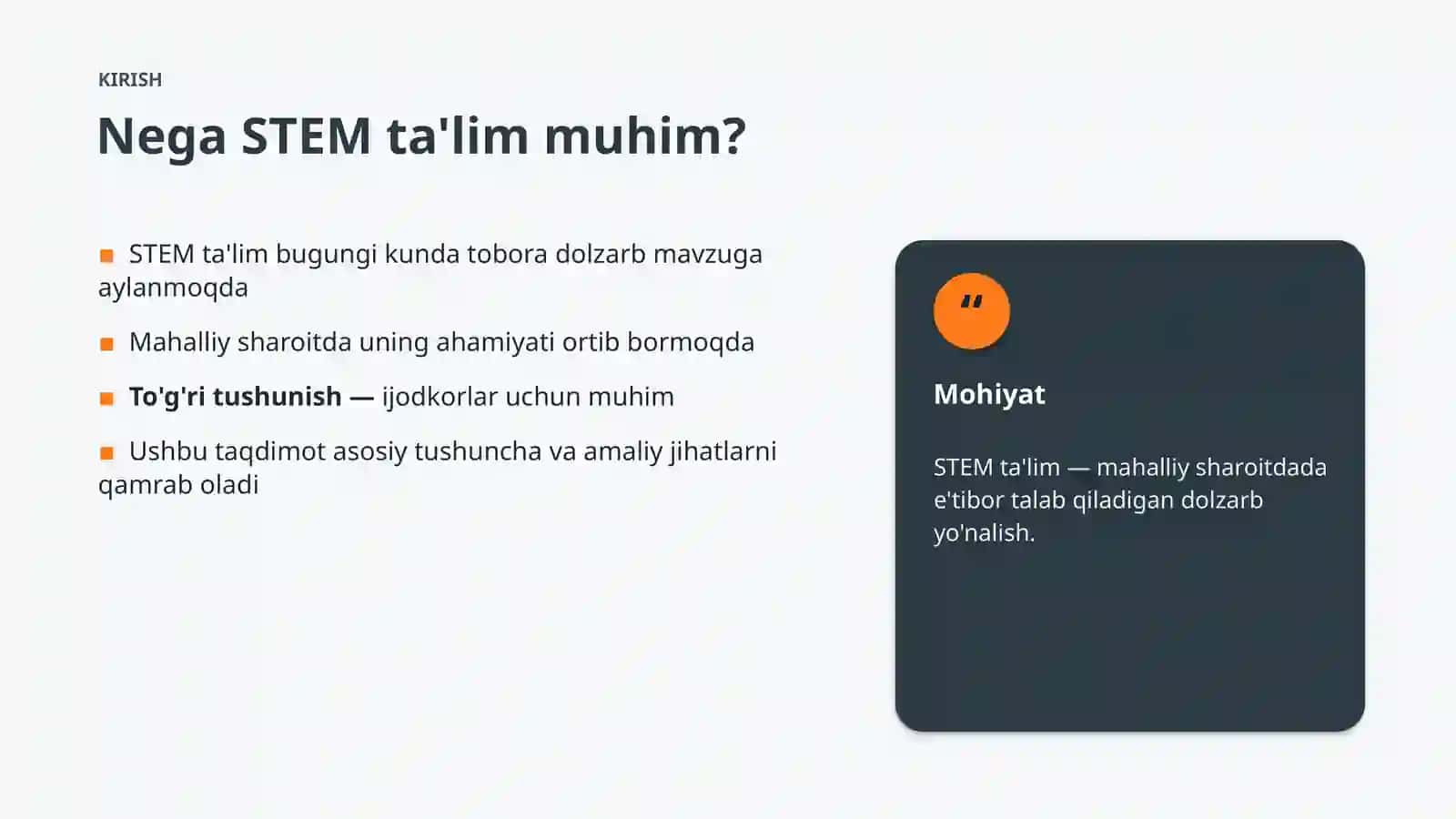 MAHALLIY SHAROITDA STEM ta'lim 3