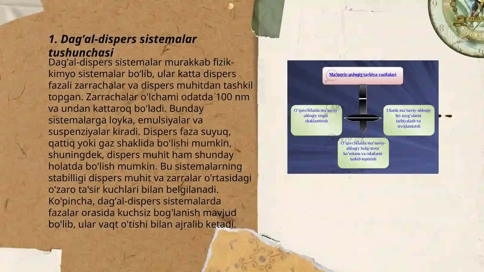 Dagʼal-disopers sistemalarning xossalari va ularni tibbiyot va farmakologiyada ishlatilishi 3