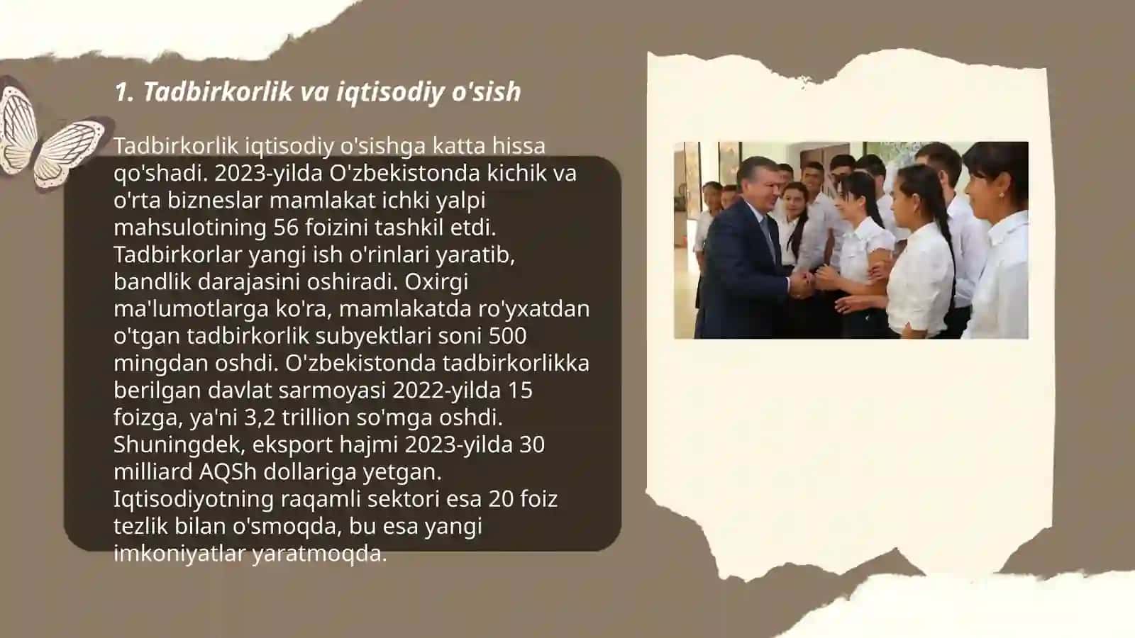 Tadbirkorlik va iqtisodiy o'sish 3