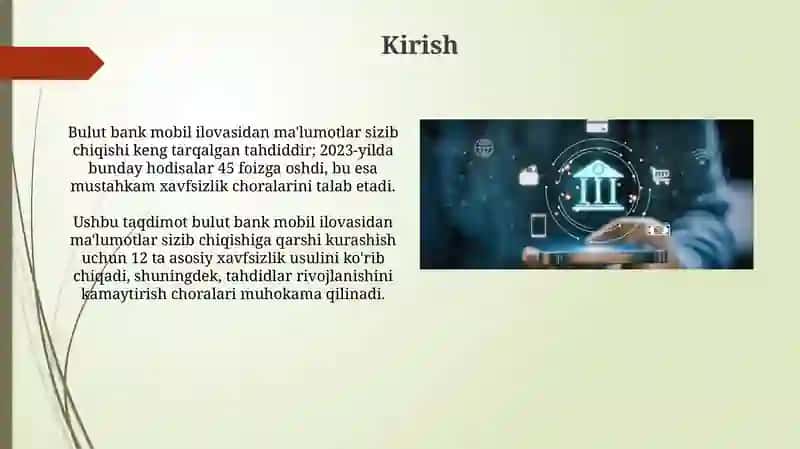 Cloud bank mobil ilovasi malumotlar sizib chiqgandagi xavfsizlik choralari 3