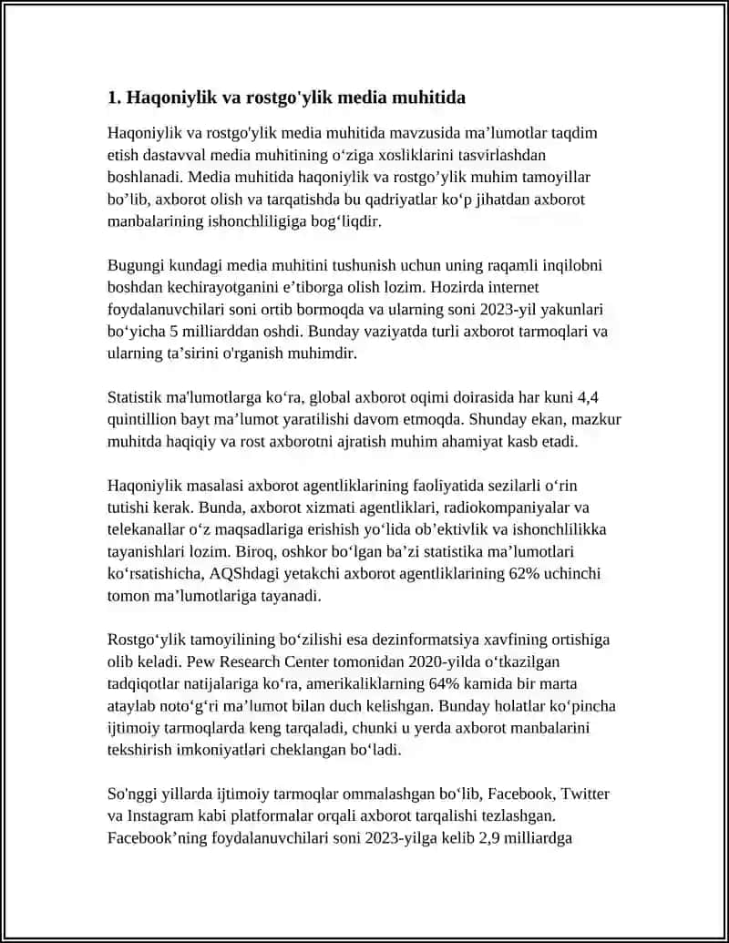 MEDIA MUHITIDA AXLOQIY TAMOILLAR 3