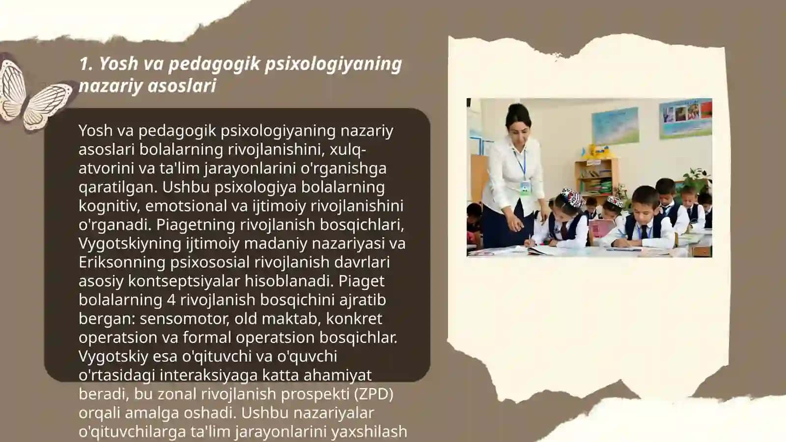 Yosh va pedagogik psixologik fanining vazifalari va rivojlanish bosqichlari 3
