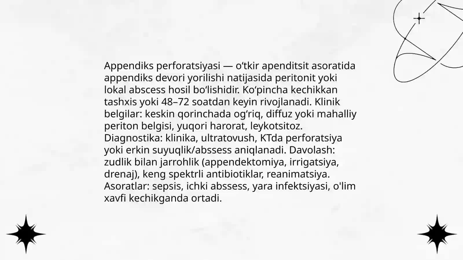 Appendiks perforatsiyasi 3