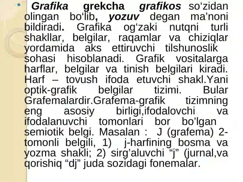 Grafika (yozuv) va grafik vositalar 3