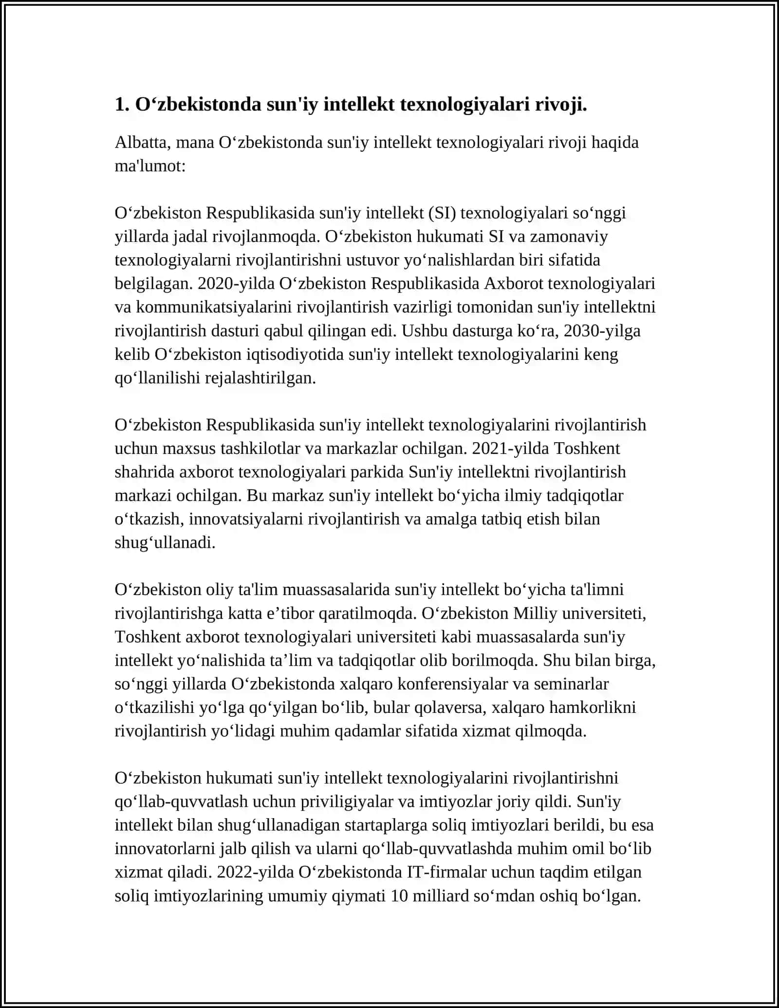 MAMLAKATIMIZDA ILM - FAN SOHADIDA ERISHILAYOTGAN YUTUQLAR 3