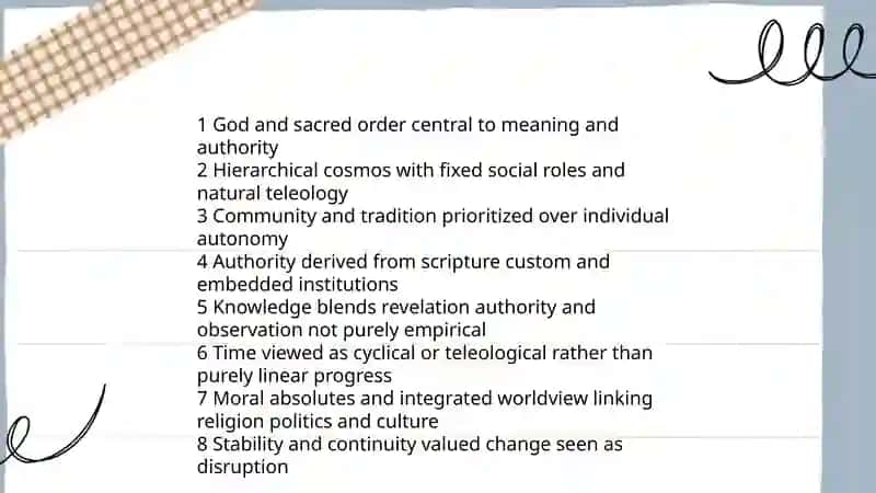 Premodern, Modern and Postmodern Worldviews 3