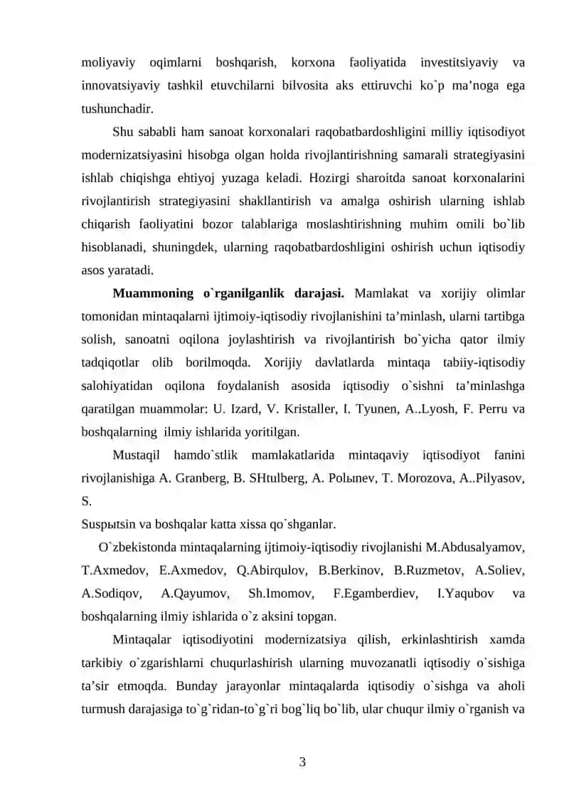 MINTAQAVIY STRATEGIK RIVOJLANTIRISHNI TA'MINLASHDA KLASTER MEXANIZMINI AHAMIYATI 3