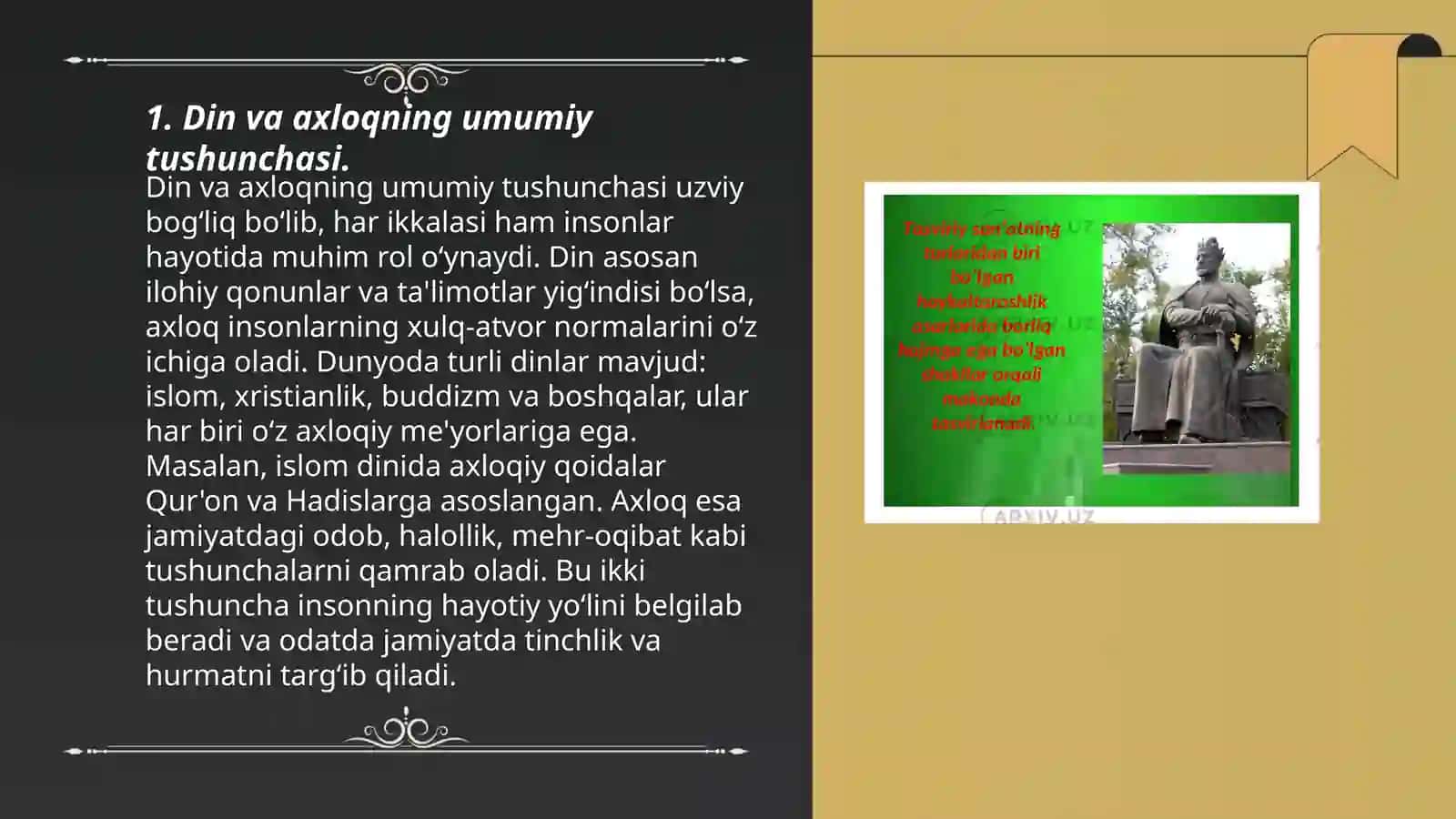 G'azzoliyning Tavba asari asosida “Din va axloq” mavzusida esse 3