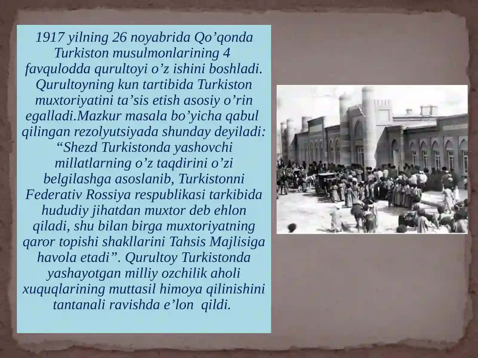 Toshkent shahar ishchi va soldat deputatlari Soveti sentyabr oyda bolsheviklarning inqilobiy rejalarini amalga oshirishga urinishlar 3