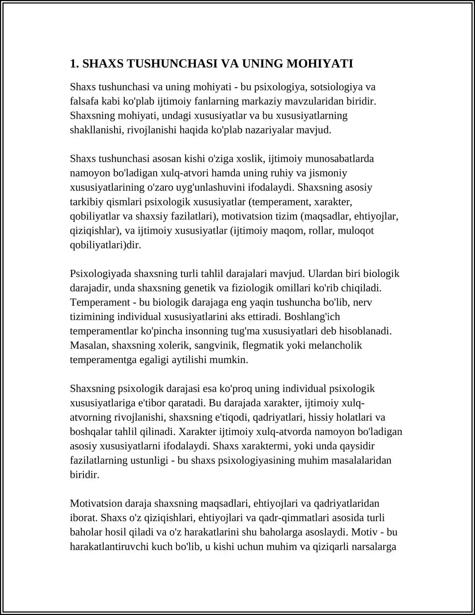 SHAXS TIPLARI VA ULARNING IJTIMOIY PSIXOLOGIK XARAKTERISTIKASI 3