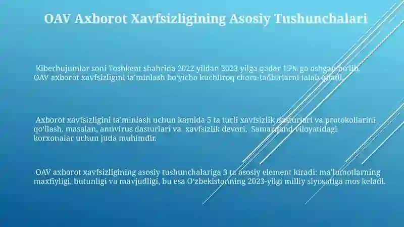 OAV Axborot Xavfsizligi 3