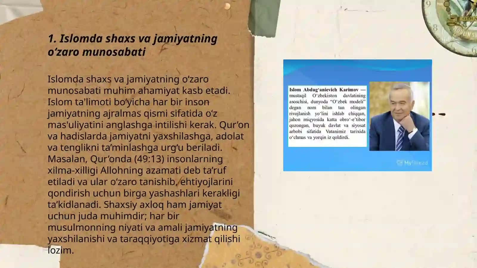 Islomda shaxs va jamiyatning munosabatlari 3
