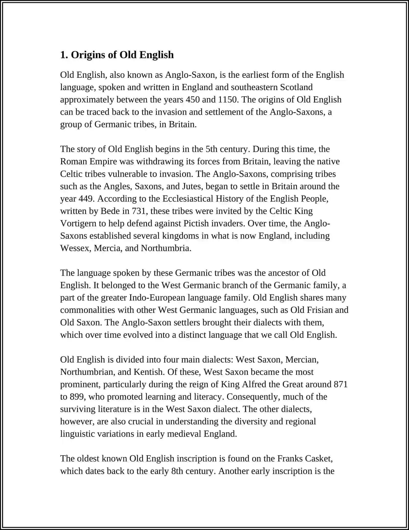 OLD ENGLISH PERIOD 3