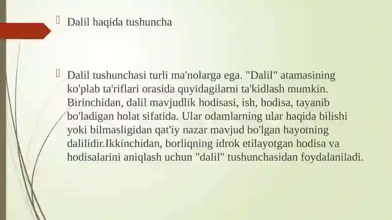 Dalillarni tanqidiy baholash va umumlashtrish uslubi 3