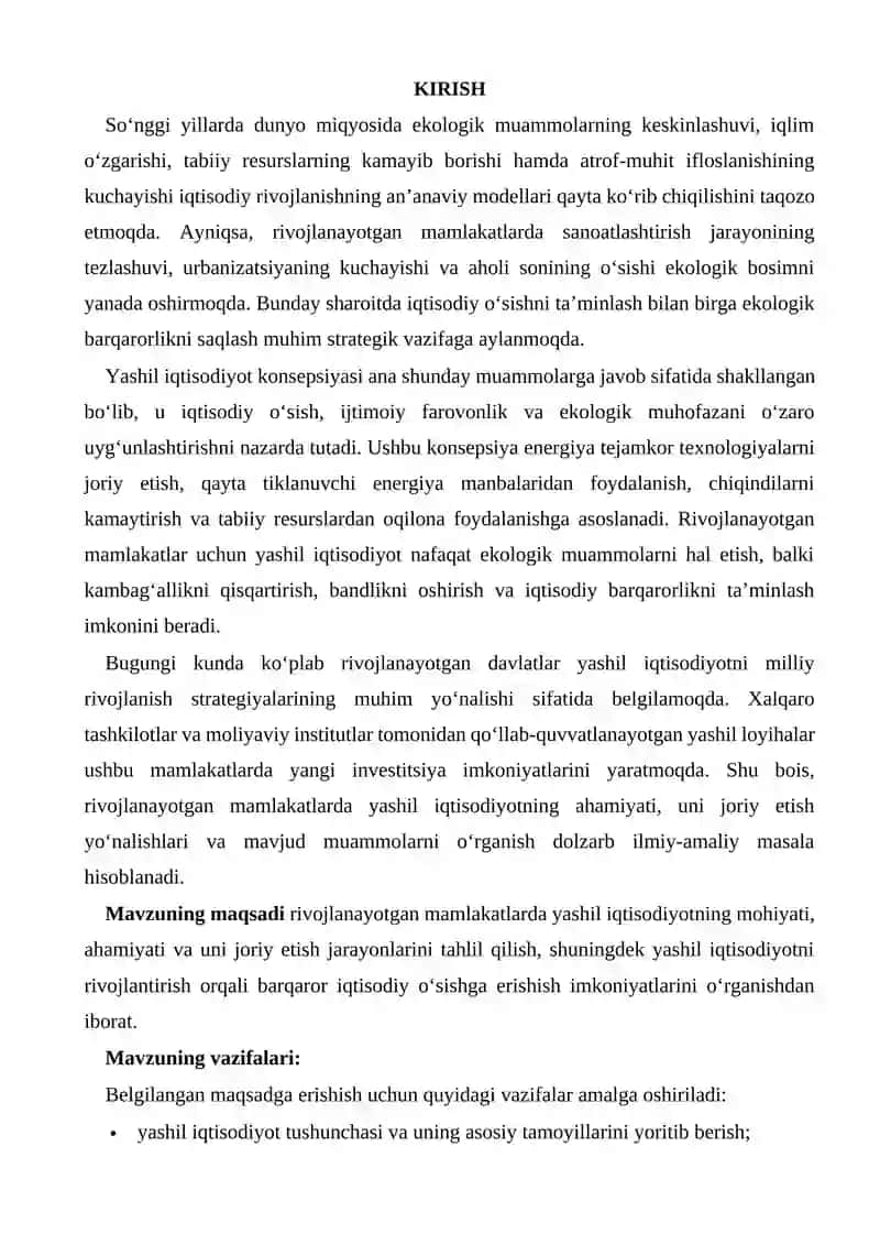 Yashil iqtisodiyotning mohiyati va asosiy tamoyillari 3