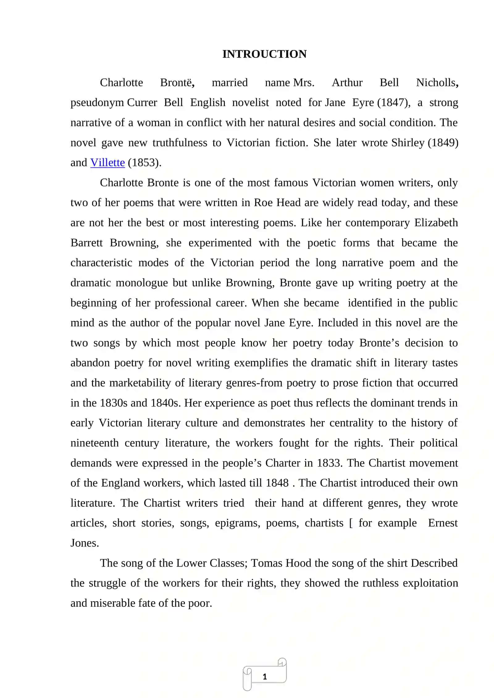 COURSE WORK: Brontё’s poems after her return to Roe Head 3