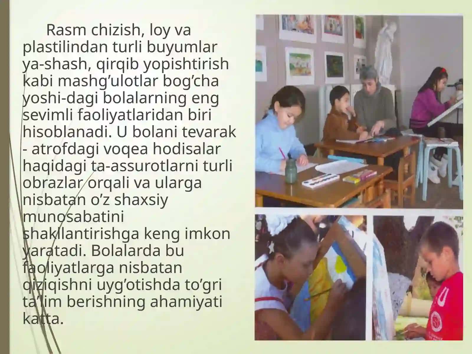 "Tasviriy faoliyatga o‘rgatishning maqsadi" 3