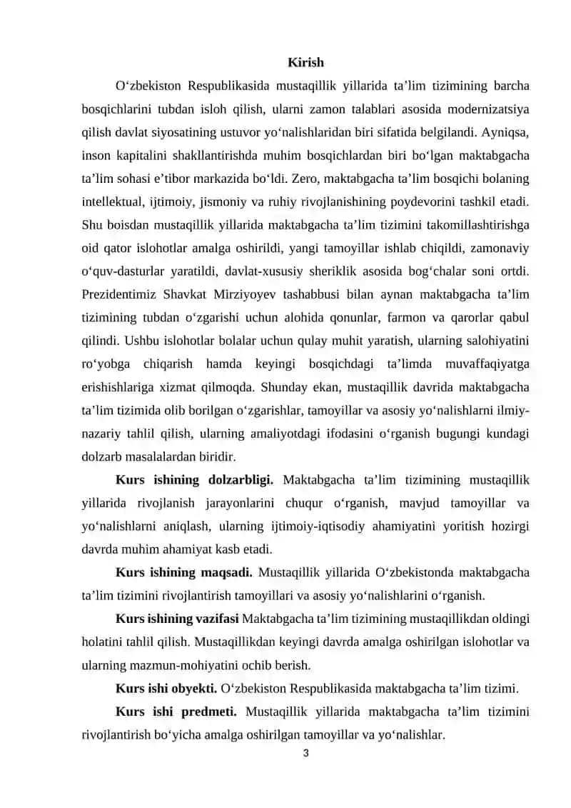 MAKTABGACHA TA'LIM MENEJMENTI 3