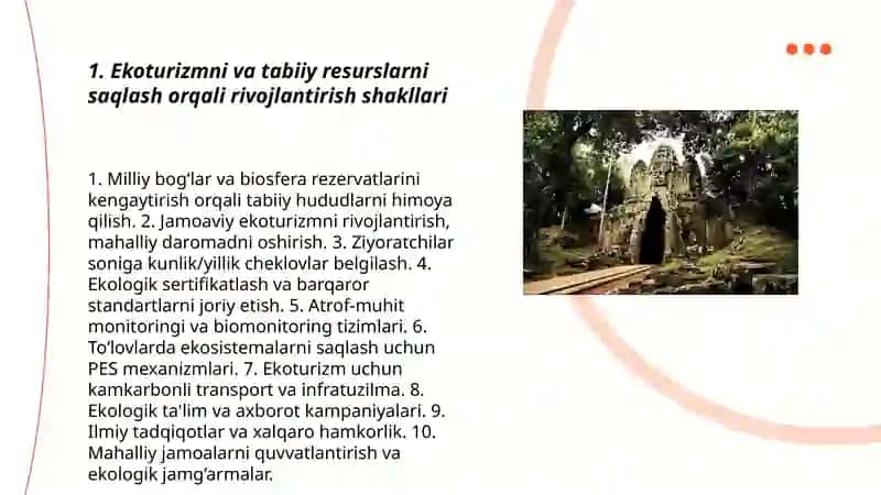 Sharqiy va Janubi-sharqiy Osiyoda turizmni rivojlantirish shakllari 3
