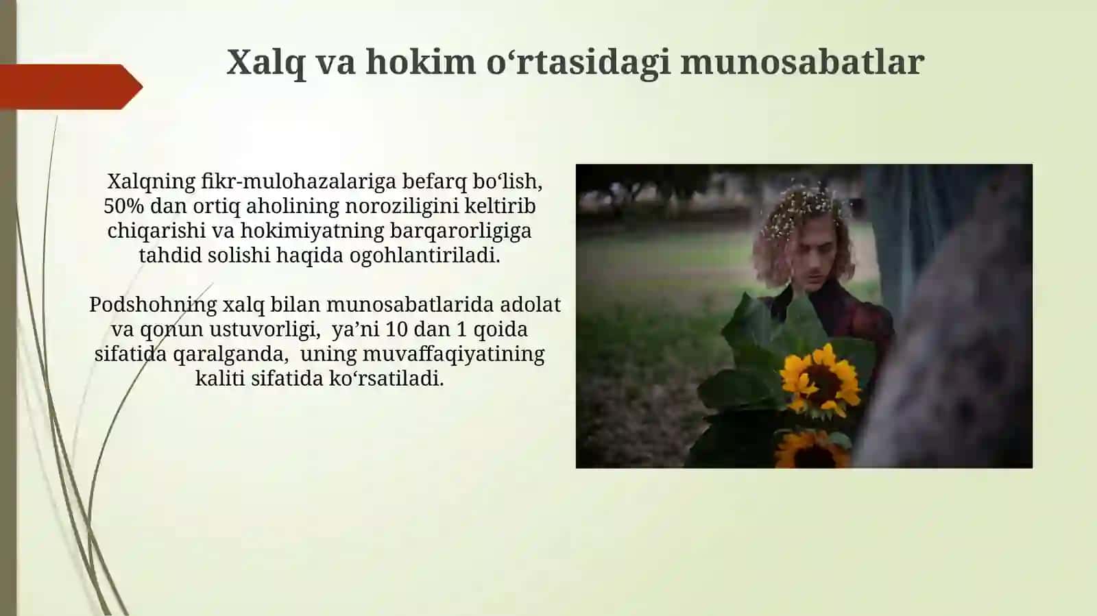 Makiavellining,, Hukmdor'' asari bôyicha 3