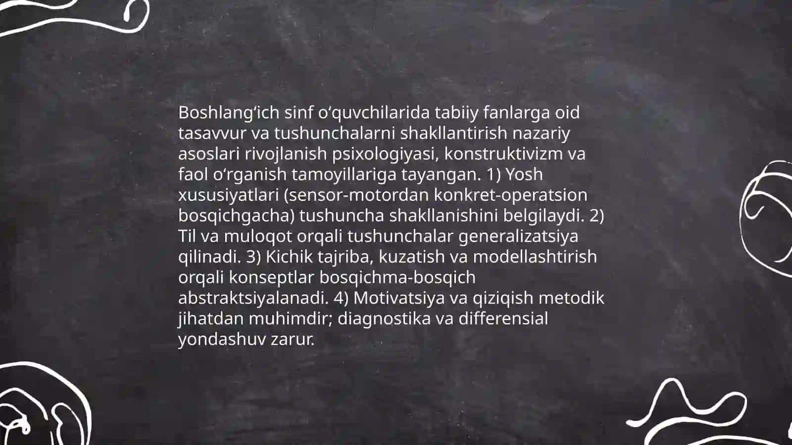Boshlangʻich sinf oʻquvchilarida tabiiy fanlarga oid tasavvur va tushunchalarni shakllantirishning metodik asoslari 3