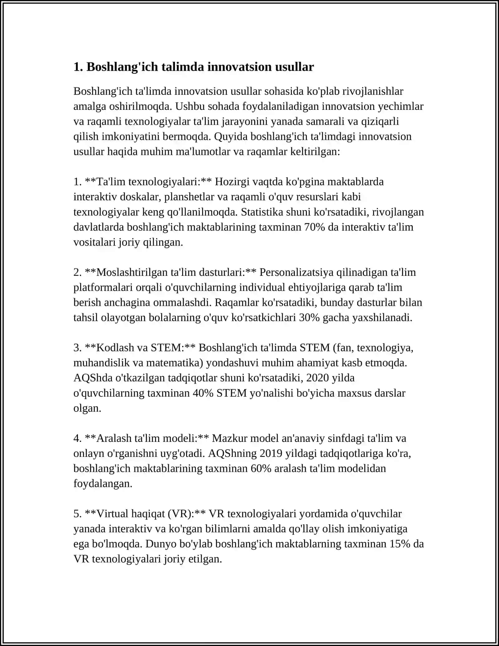 QARSHI AXBOROT TEXNOLIGIYALAR UNIVERSITETI BOSHLANG'ICH TALIM KAFEDRASI 3