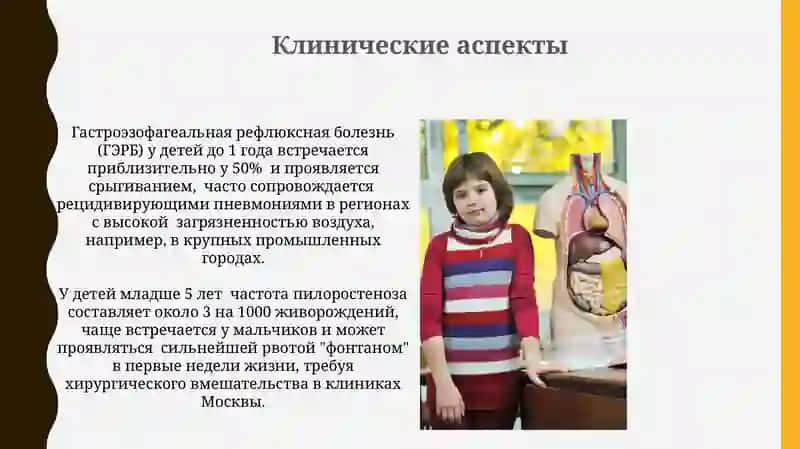 Анатомо-физиологические особенности желудка и кишечника у детей 3