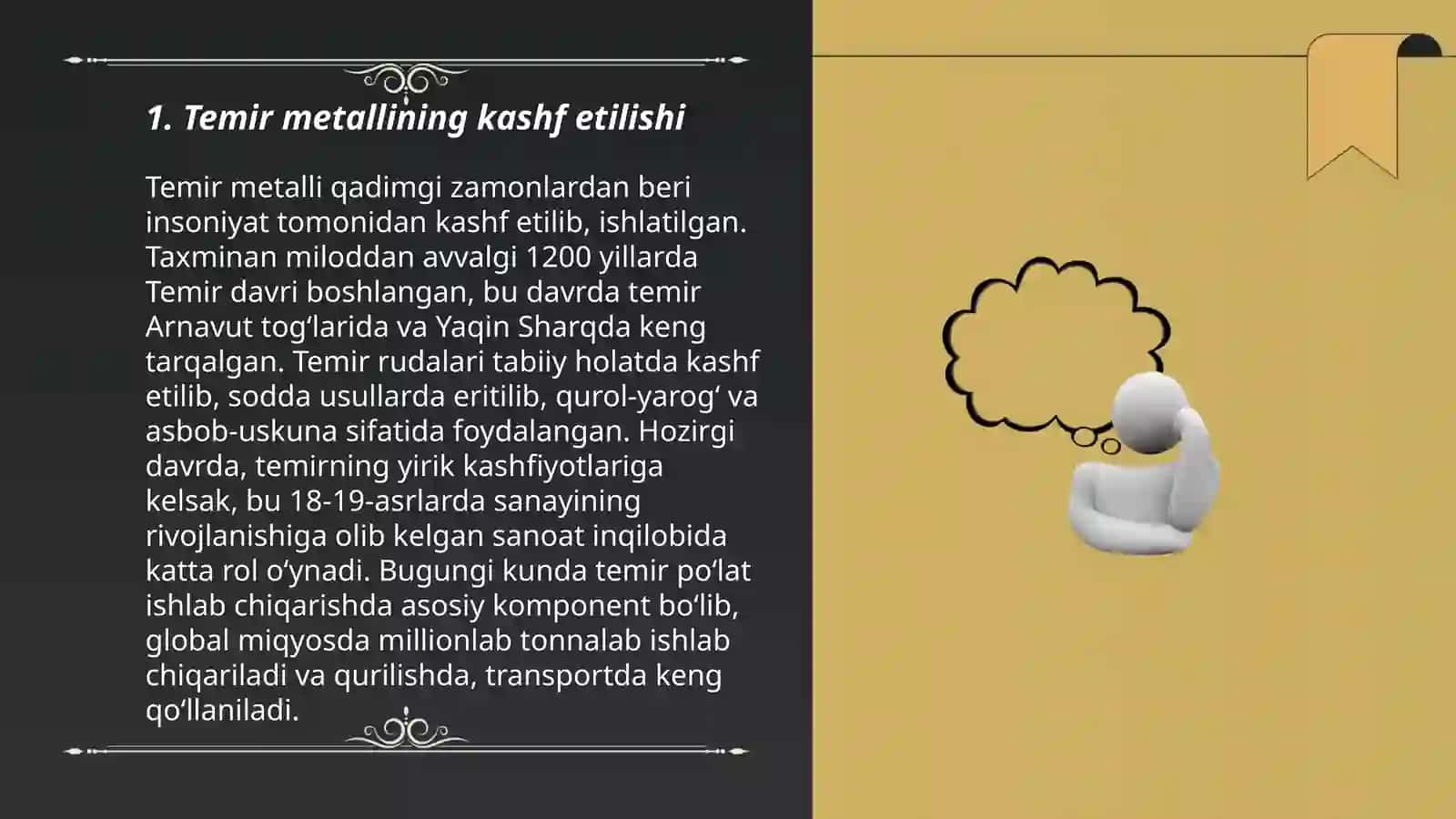Òrta Osiyo hududida ilk temir davrida insoniyat tomonidan qilingan moddiy madaniyat yangiliklari 3
