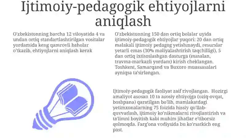 O'zbekistonda mehribonlik uylarida olib boriladigan ijtimoiy pedagogik faoliyat 3