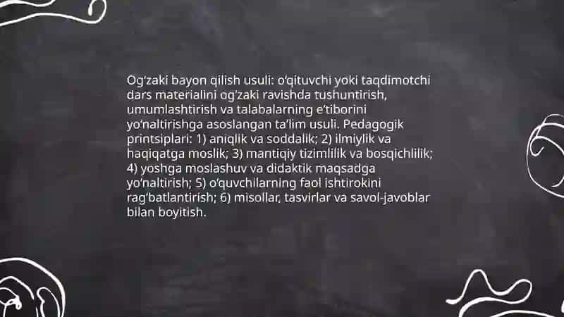 Taʼlim metodlari va usullari 3