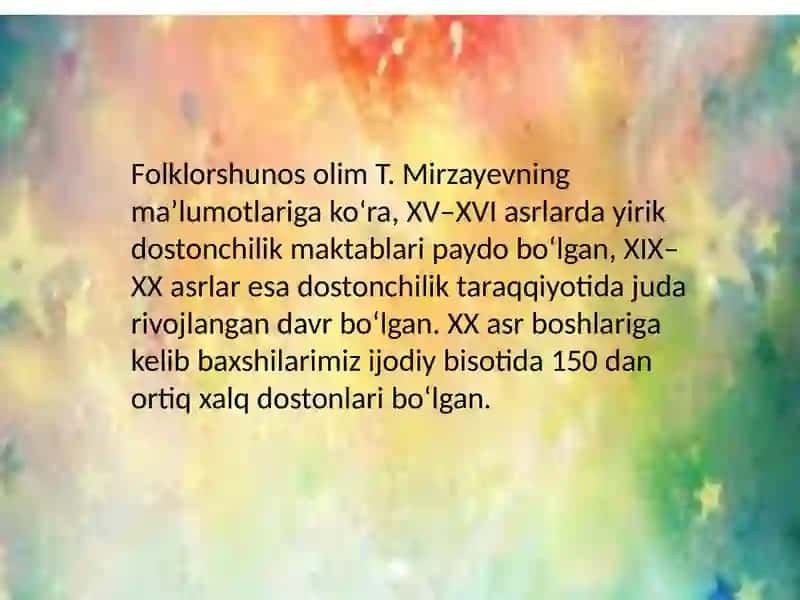 Kuntug'mish dostonining gobrazlari tiziminisharhlash 3