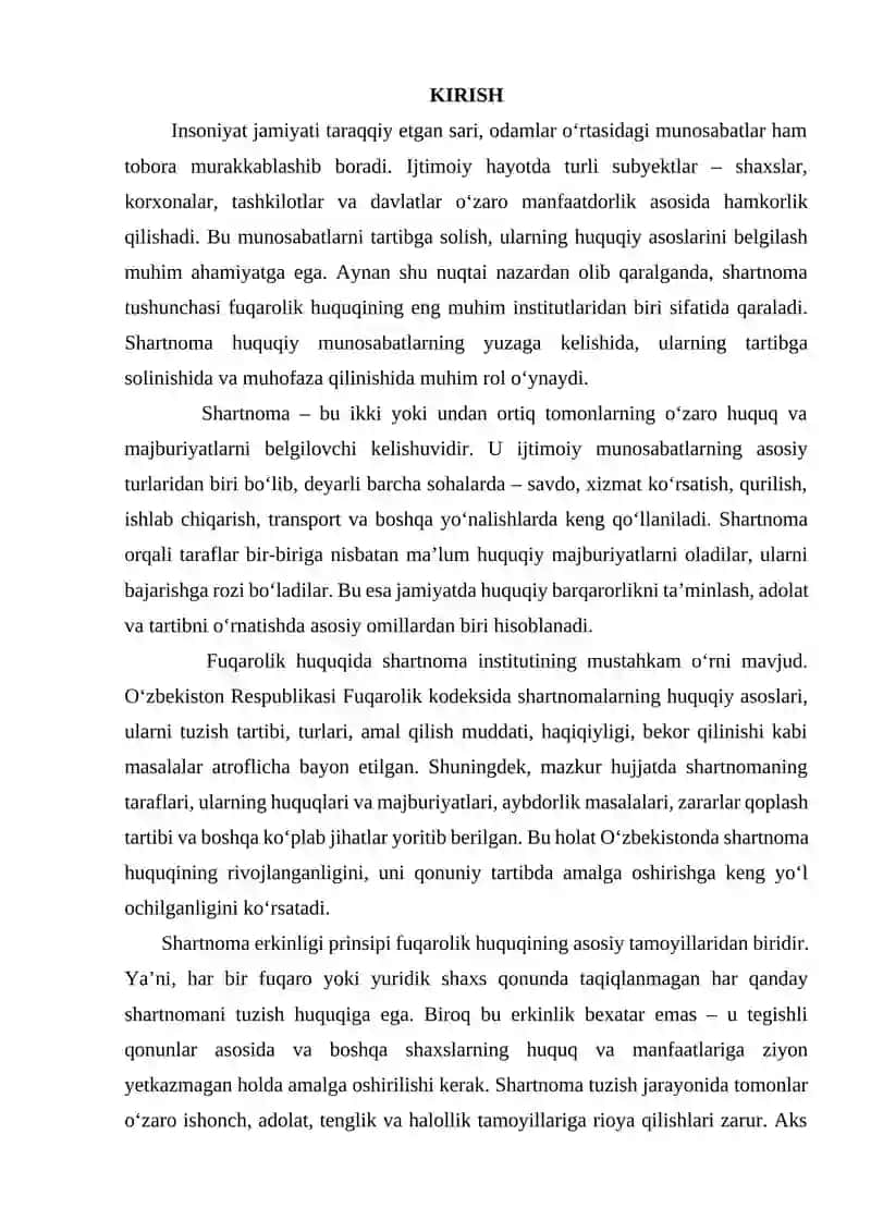Shartnoma to‘g‘risida umumiy qoidalar 3