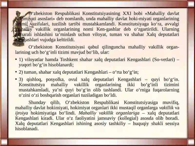 O'zbekistonda fuqarolik jamiyatining shakllanishi va rivojlanishi 3